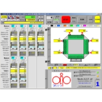 Screenshot of the software application for controlling each axis